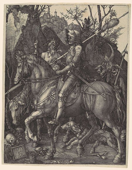 Albrecht Dürer, Knight, Death and the Devil